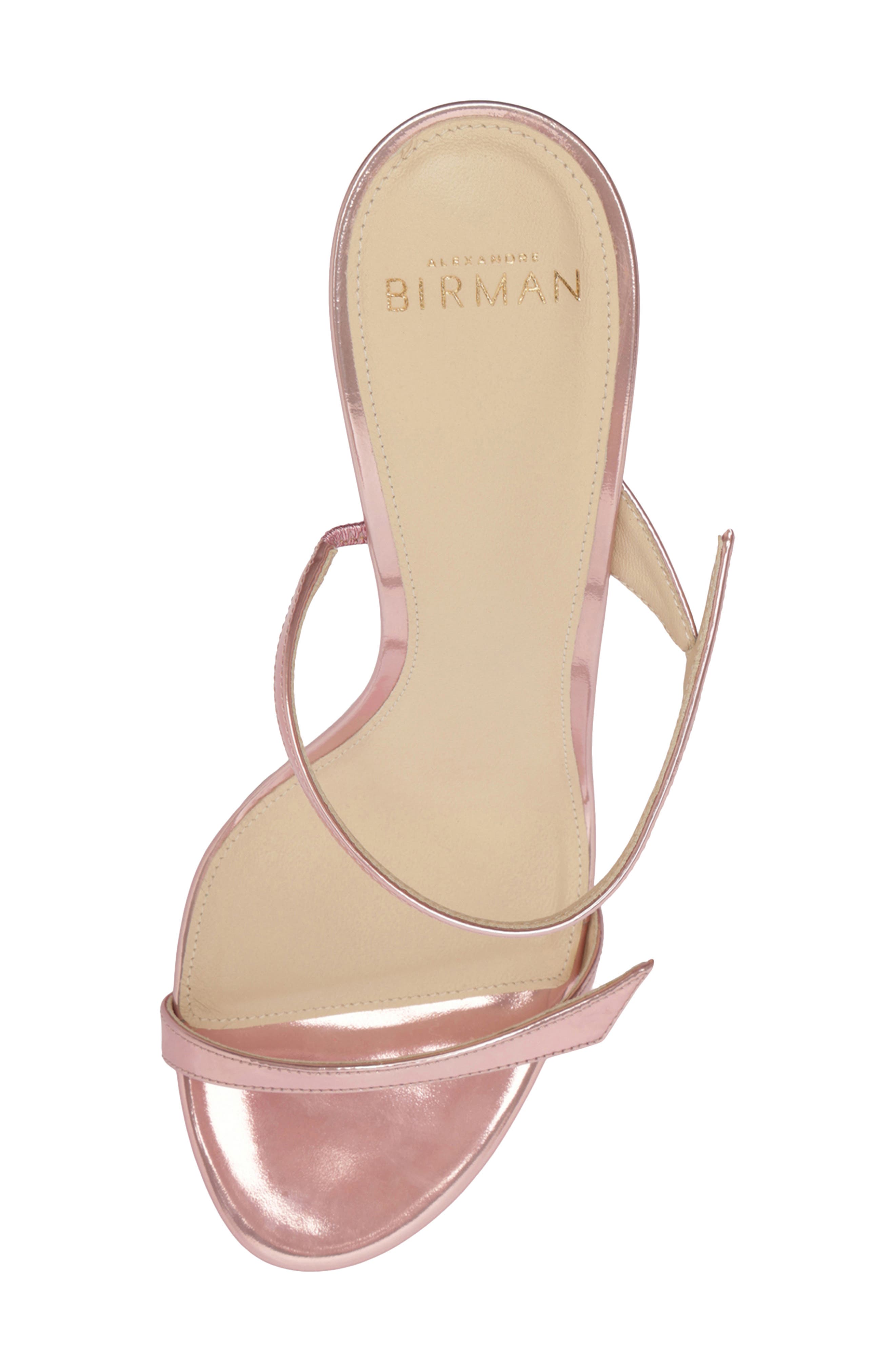 Alexandre Birman Tita Metallic Sandal, Alternate, color, Pink