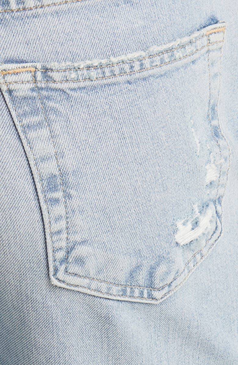 AG Ex-Boyfriend Raw Hem Jeans, Alternate, color, Windswept