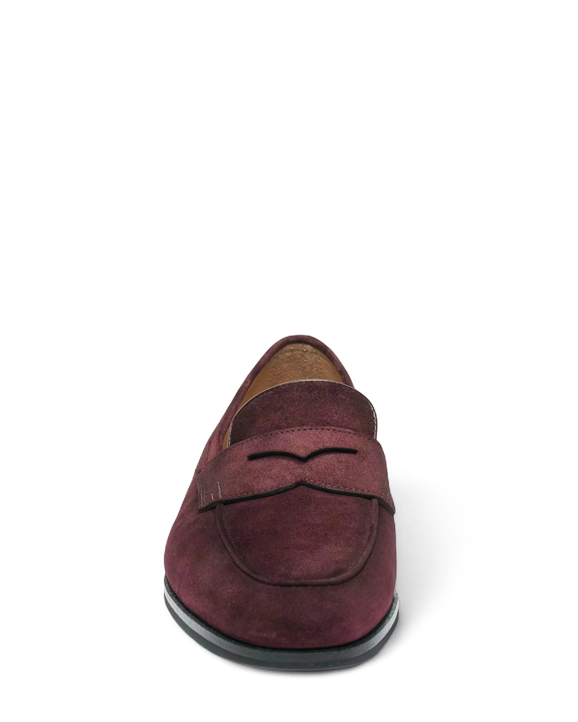 Santoni Suede Carla Loafer, Alternate, color, 