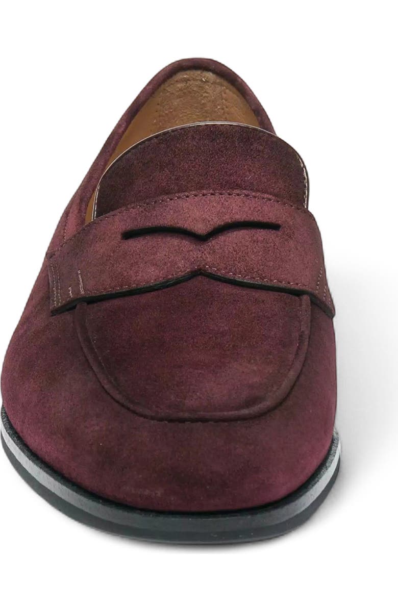 Santoni Suede Carla Loafer, Alternate, color,