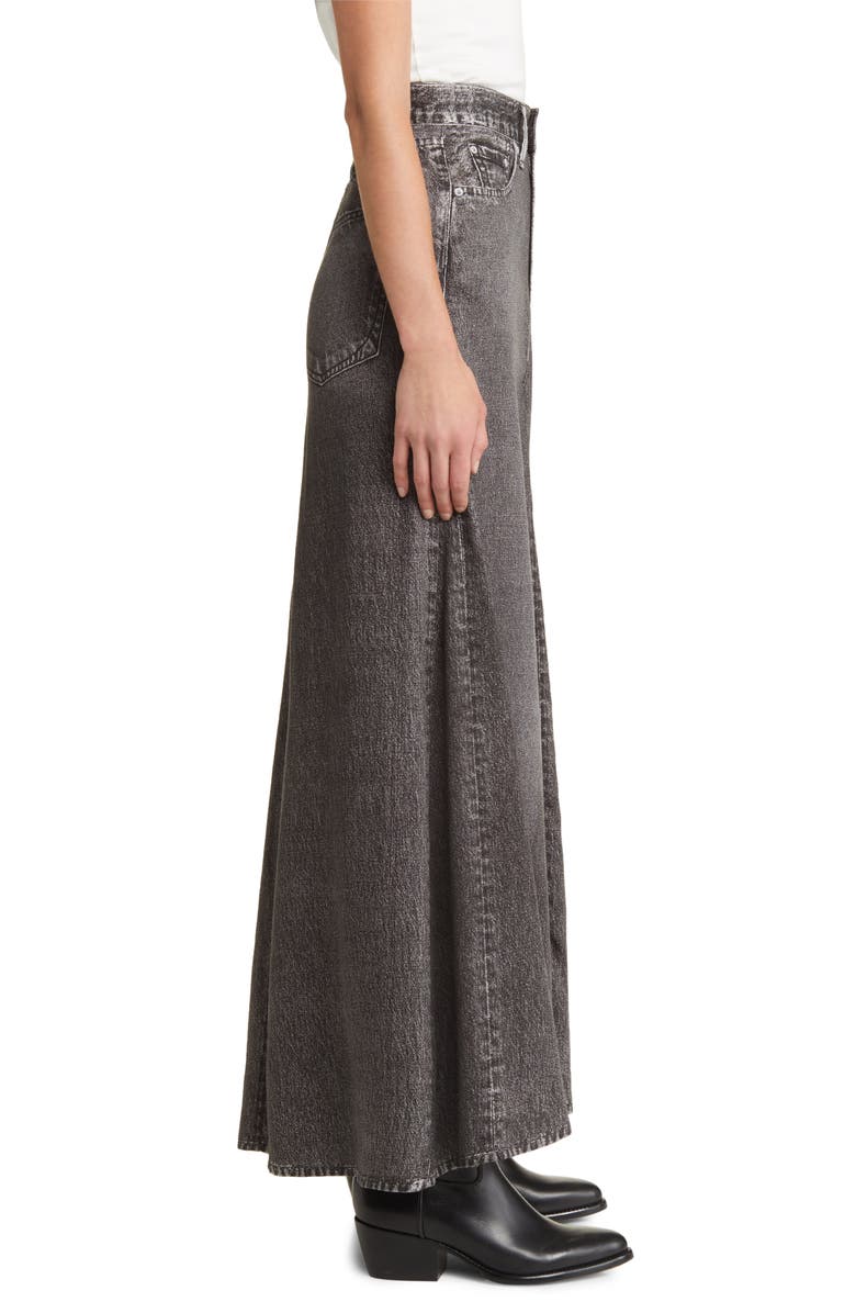 rag & bone rb Miramar Liquid Maxi Skirt, Alternate, color,