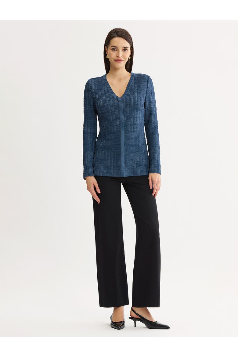 Tonal Tweed Knit Tunic, Alternate, color, Stardust