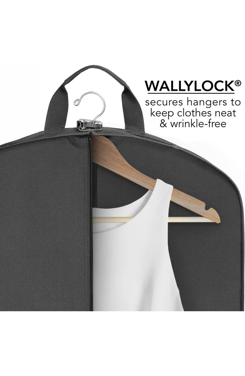 Wallybags Deluxe Travel Garment Bag with two pockets, Alternate, color,