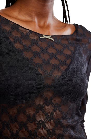 フリーピープル Free People From Me To You Long Sleeve レディース シャツ トップス Black Free People x Intimately FP From Me To You Long Sleeve in