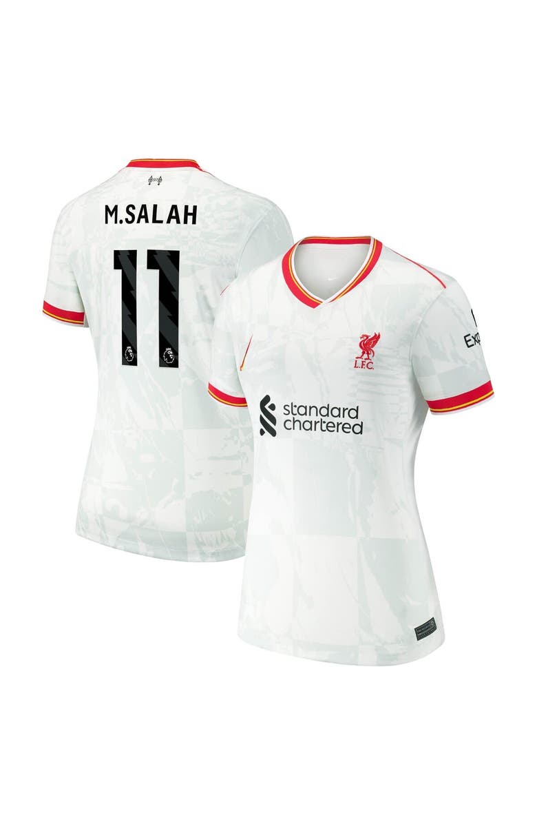Nike Women's Nike Mohamed Salah White Liverpool 2024/25 Third Replica Jersey, Main, color,
