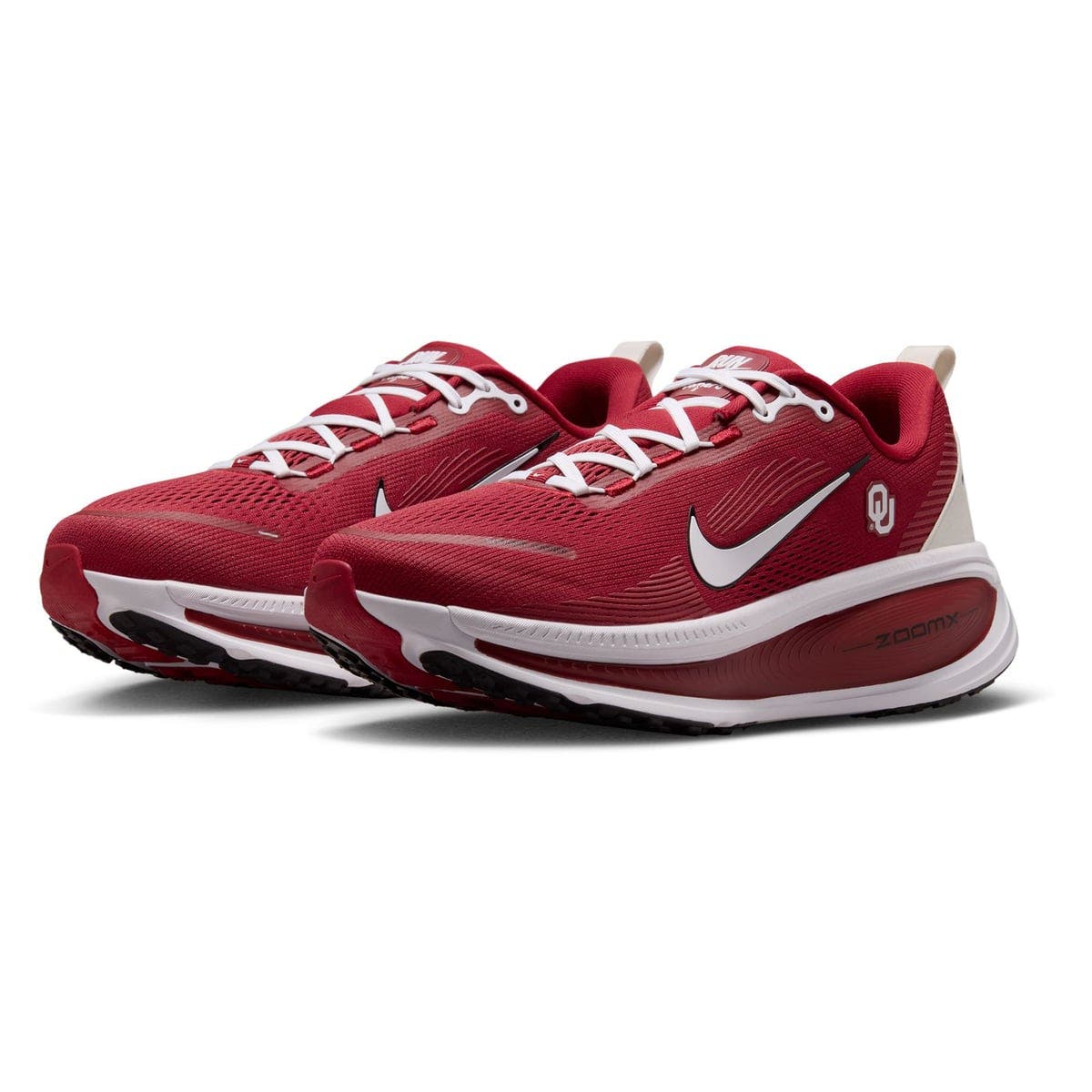 Men's Nike Oklahoma Sooners Vomero 18 Running Shoes, Main, color, Red
