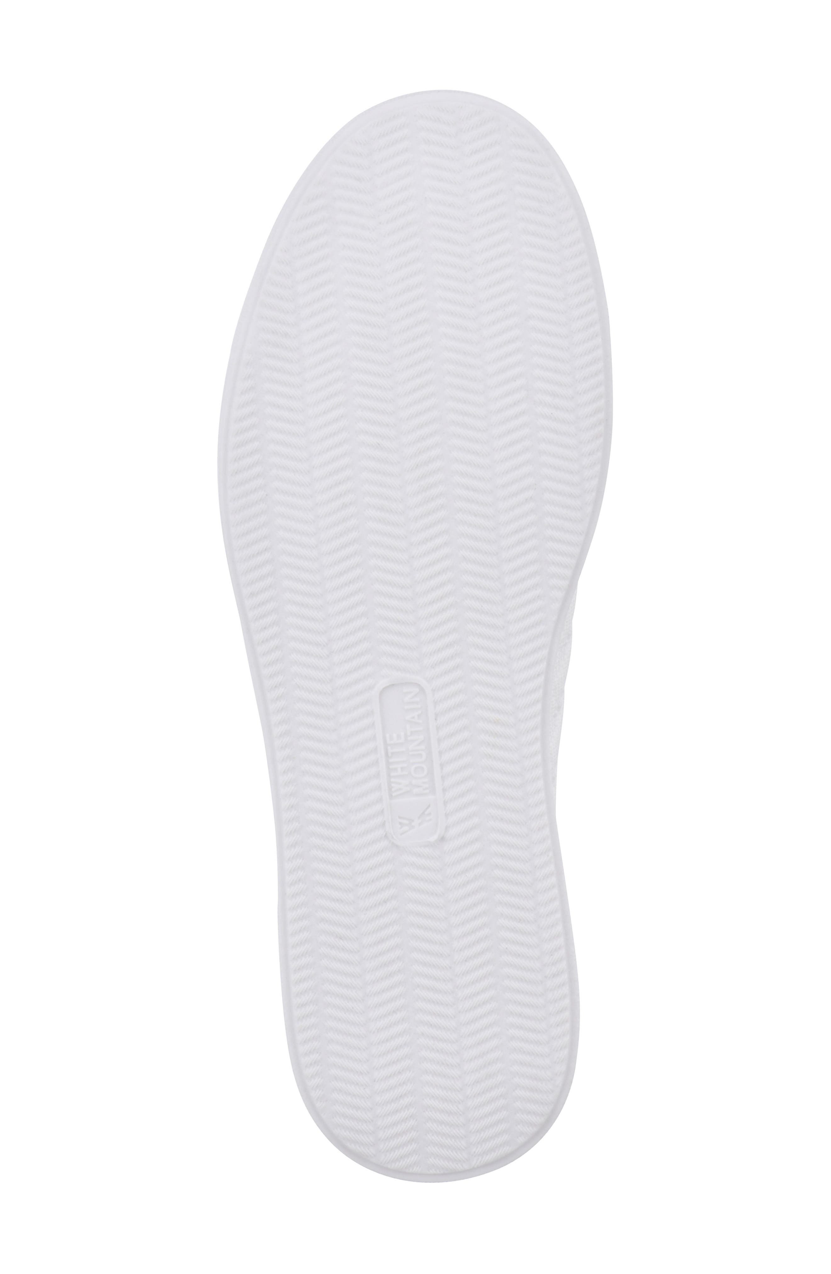 Courage Slip-On Sneaker, Alternate, color, WHITE/FABRIC