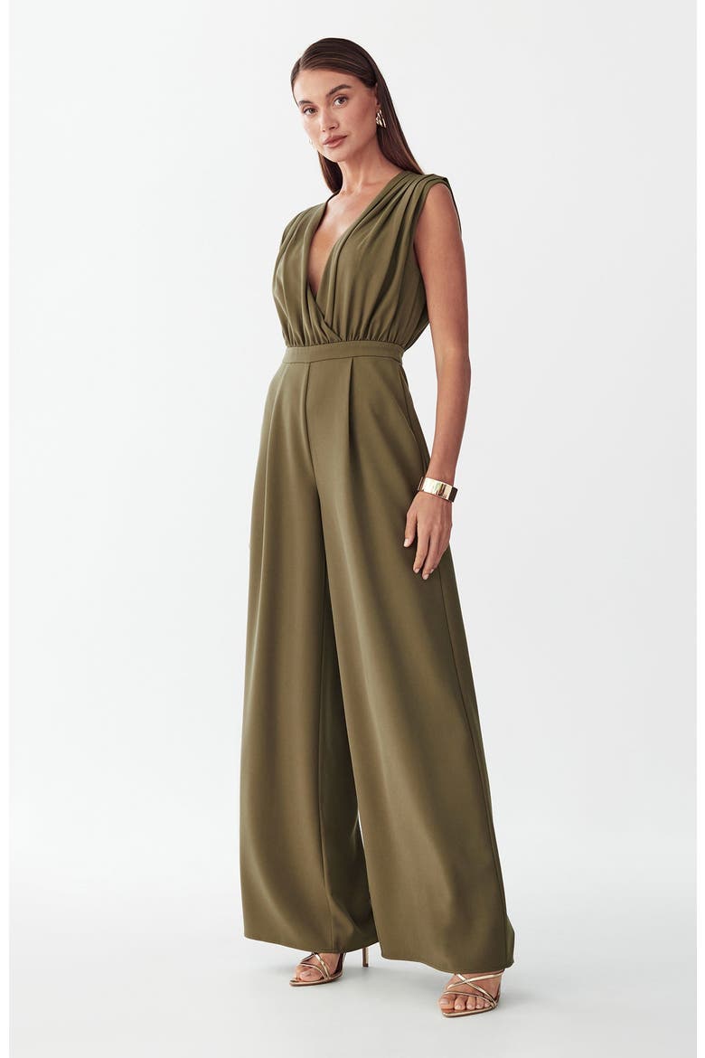 Elan Jumpsuit, Alternate, color, Olive