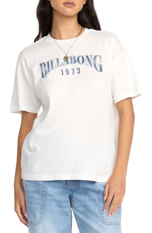 Billabong Happy Paths Cotton Graphic T-shirt In Brown