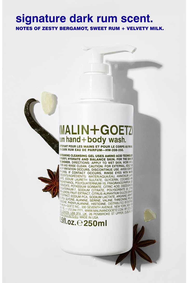Dark Rum Hand & Body Wash, Alternate, color, NO COLOR