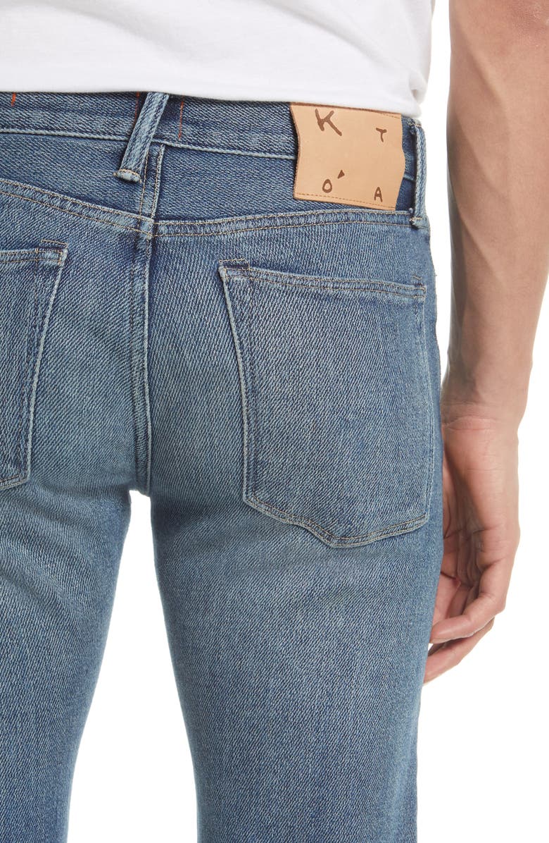 HIROSHI KATO The Pen Slim 11.5-Ounce Air Stretch Selvedge Jeans, Alternate, color, Joey