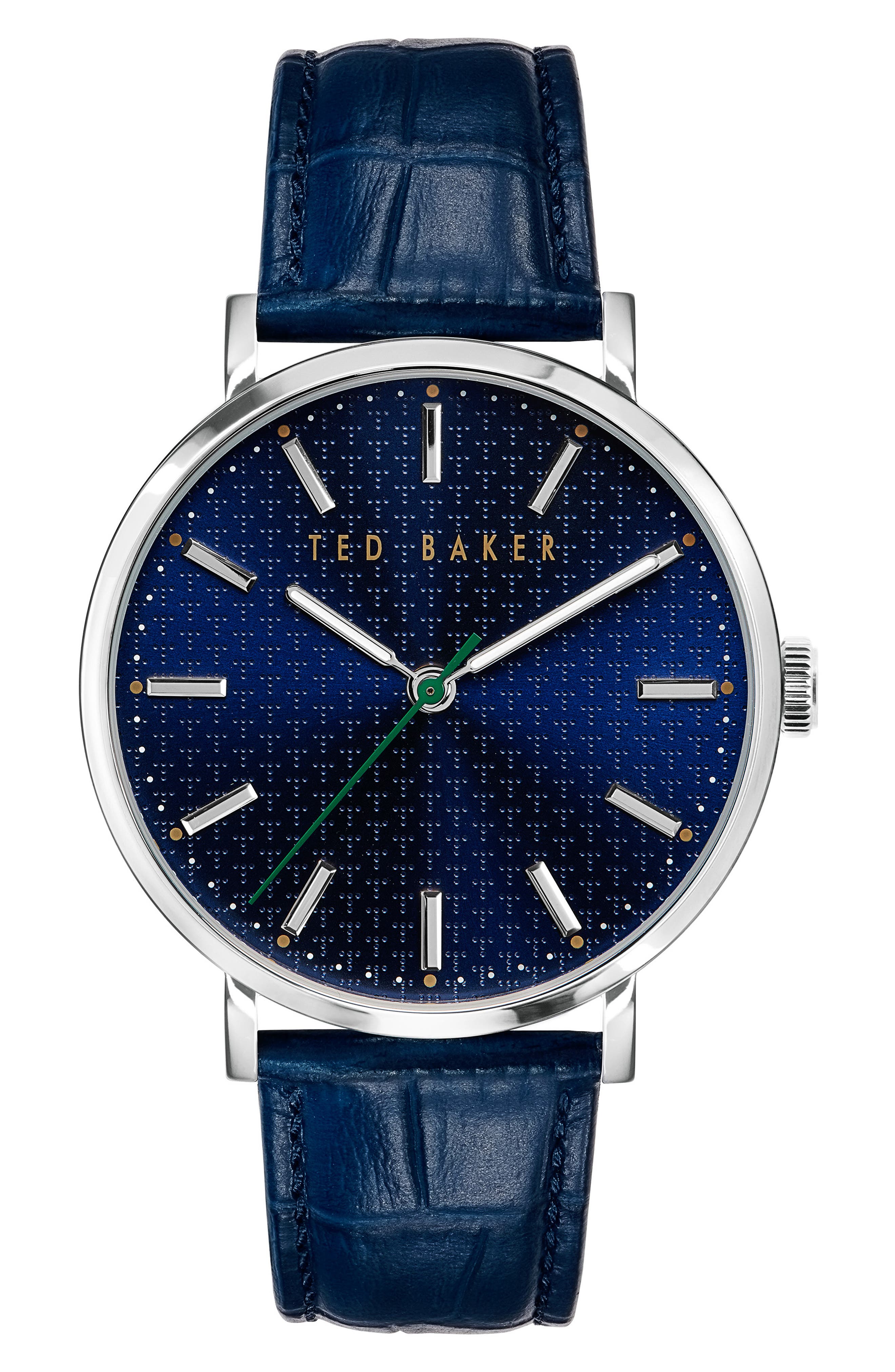Ted Baker London Phylipa Leather Strap Watch, 41mm