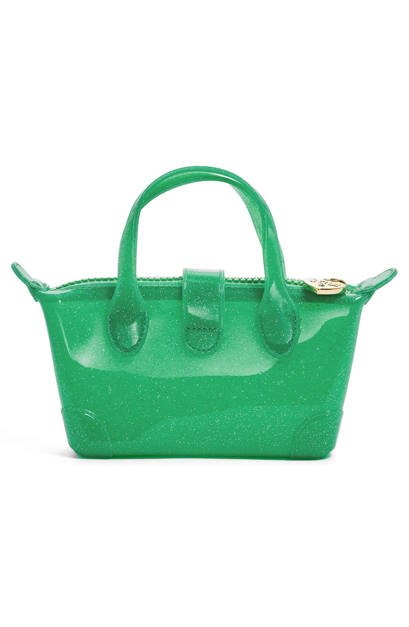 Stoney Clover Lane Jelly Pouchette Clear Crossbody Bag, Alternate, color, Avocado