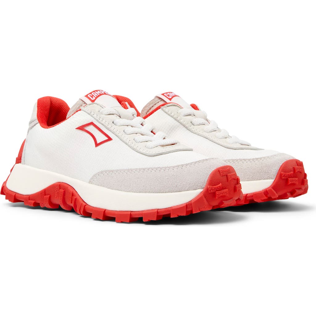Shop Camper Kids' Drift Trail Sneaker In White Naturals