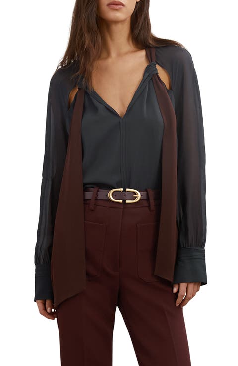 Jasmine Tie Cutout Top