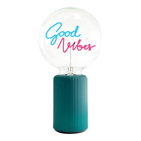 Good Vibes Portable Table Lamp