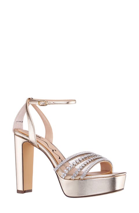 Agitha Ankle Strap Platform Sandal (Women)