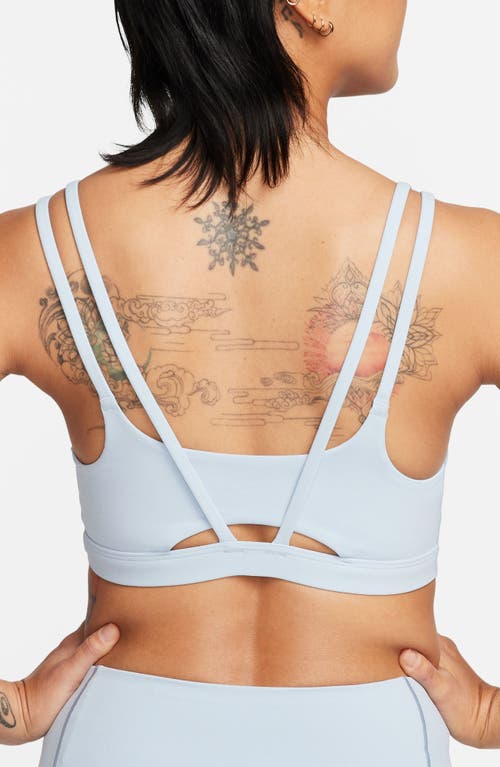 NIKE NIKE ZENVY STRAPPY LIGHT-SUPPORT PADDED SPORTS BRA