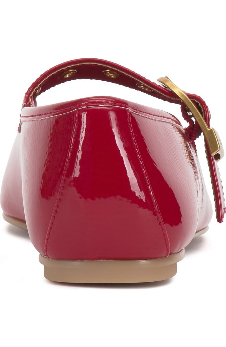 Vince Camuto Vinica Square Toe Mary Jane Flat, Alternate, color, Flame