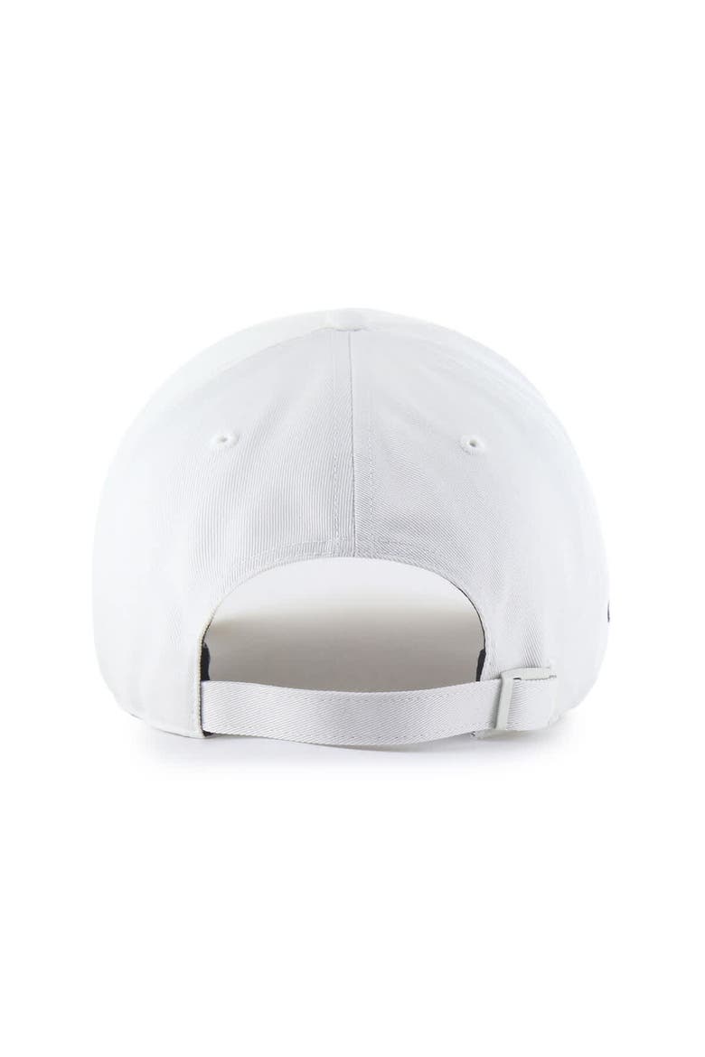 Men's '47 White Houston Astros Foundational Pinch Offside Adjustable Hat, Alternate, color, Cream