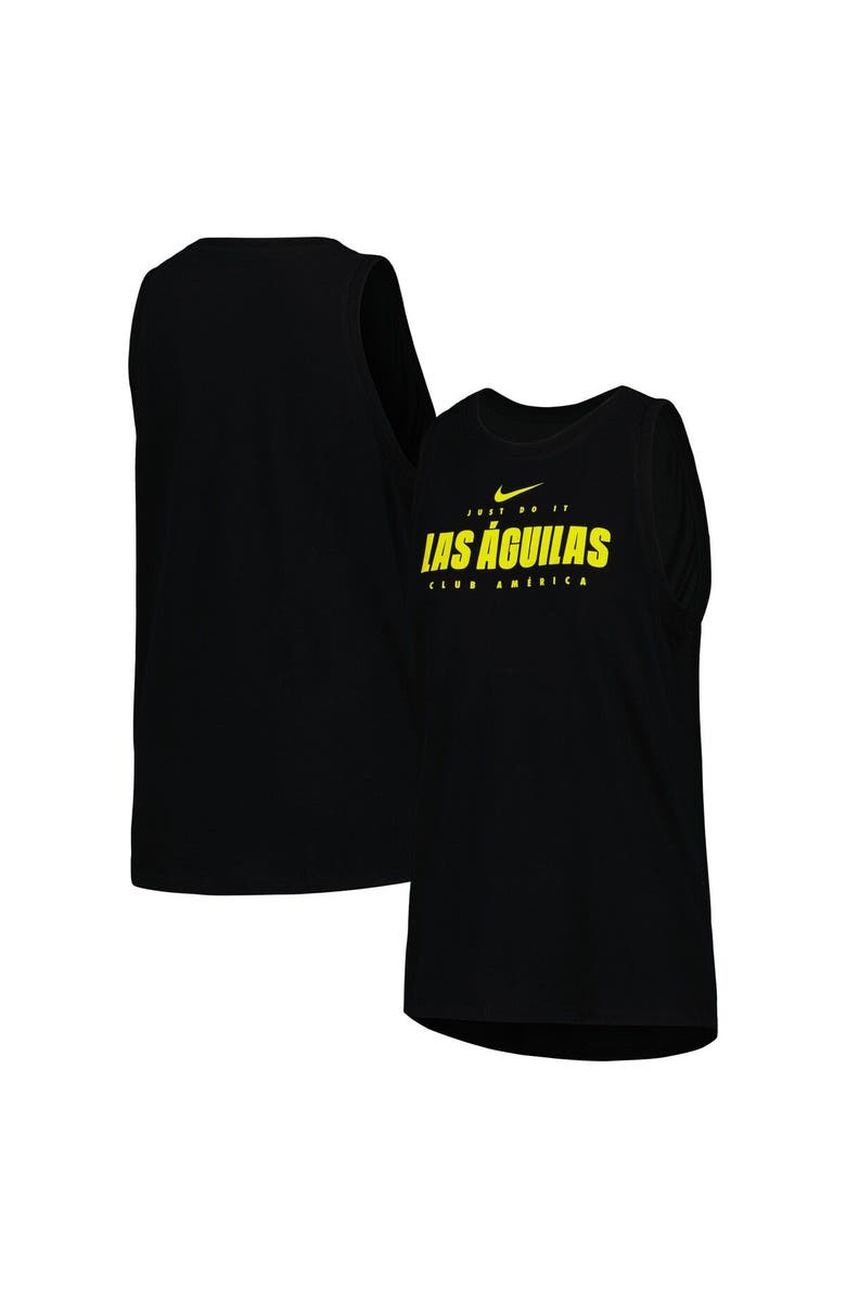 Nike Women's Nike Black Club America Lockup Tomboy Performance Tank Top, Main, color, 