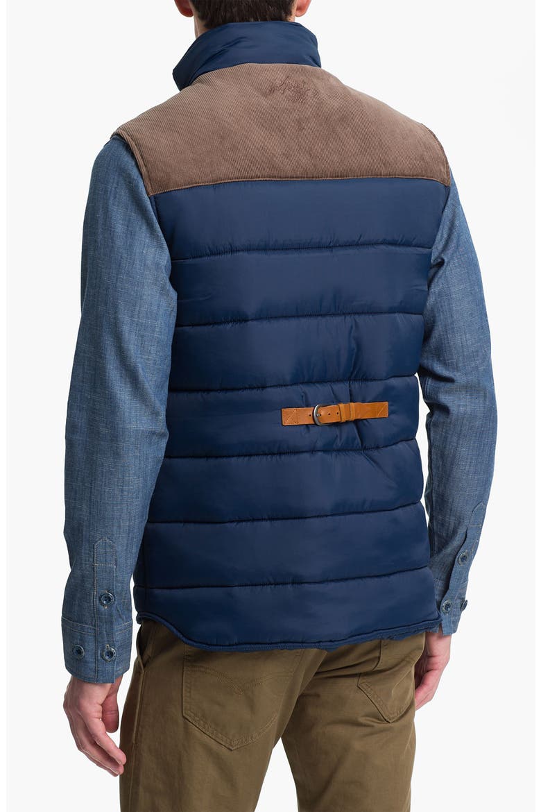 Tailored Quilted Vest, Alternate, color, ELECTRIC BLUE