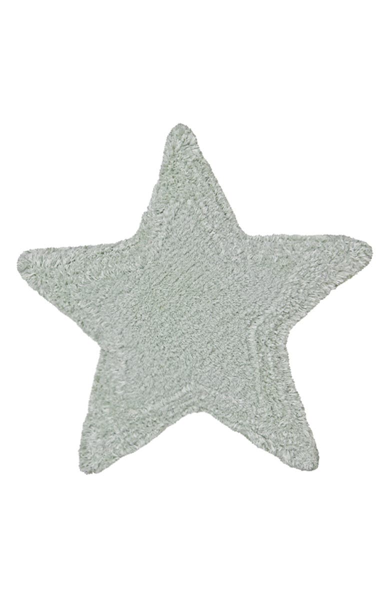 Lorena Canals Stella Cushion, Main, color, Blue Sage