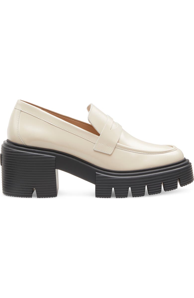 Stuart Weitzman Soho Loafer, Alternate, color, Dune Spazzolato Leather