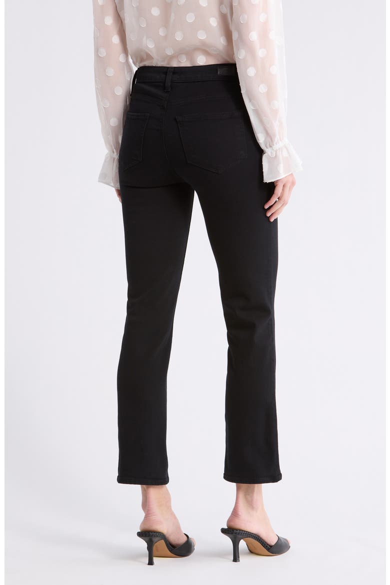 Jacqueline Straight Leg Jeans, Alternate, color, BLACK OVERDYE
