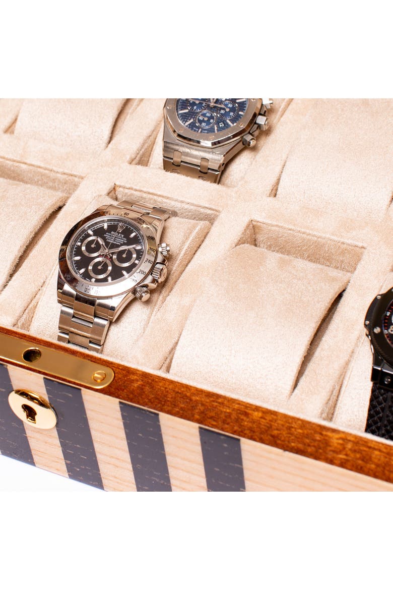 LABYRINTH TEN WATCH BOX, Alternate, color, Beige