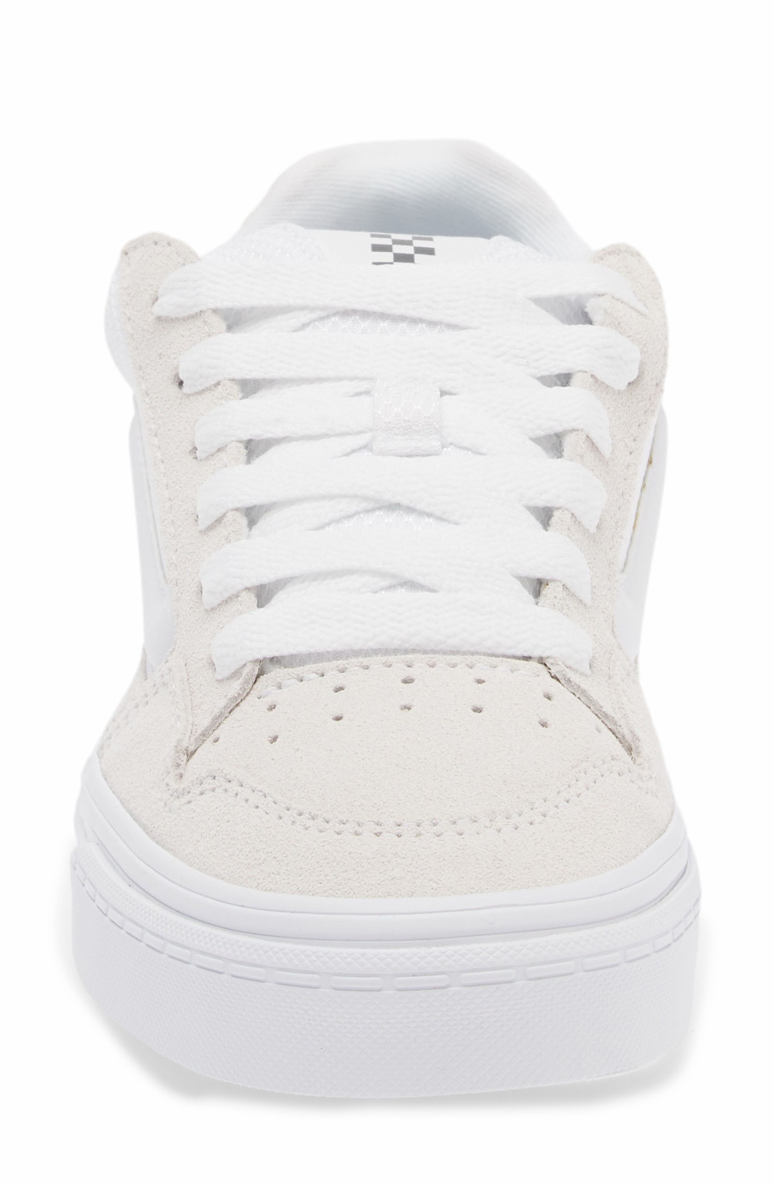 Vans Caldrone Skate Shoe, Alternate, color, Suede/ Mesh White