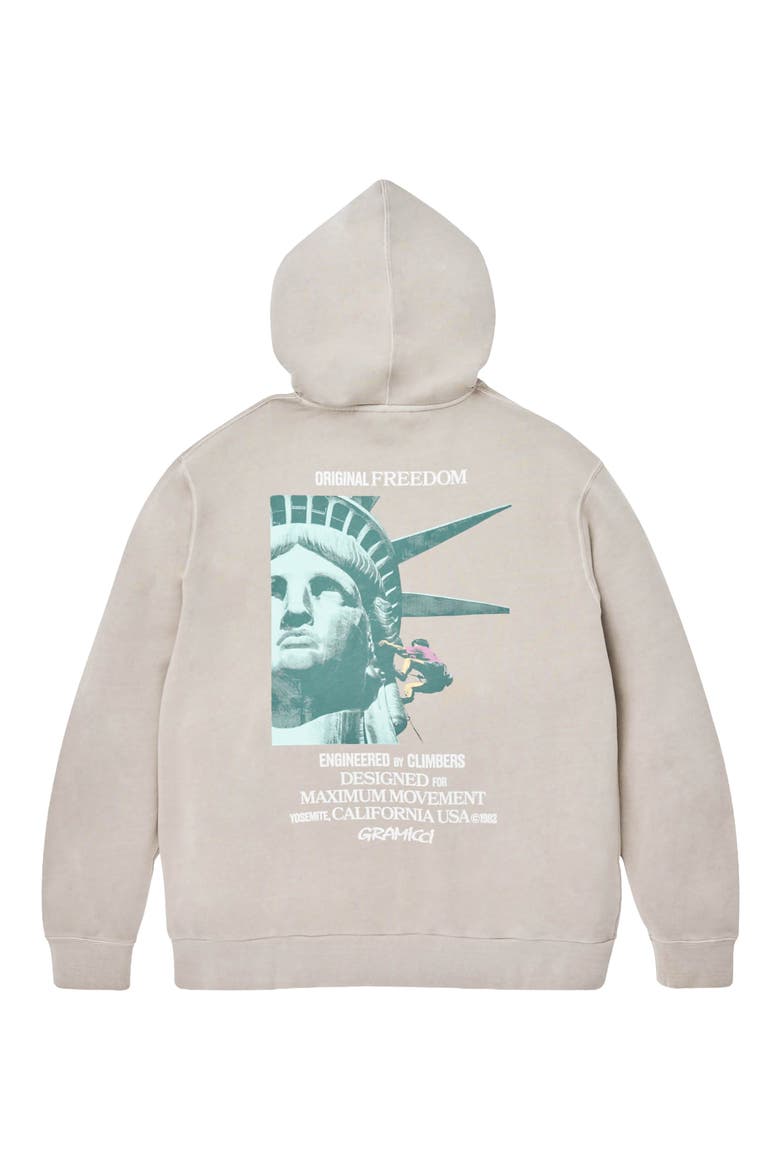 Liberty Hooded Sweatshirt, Alternate, color, PIGMENT OAT