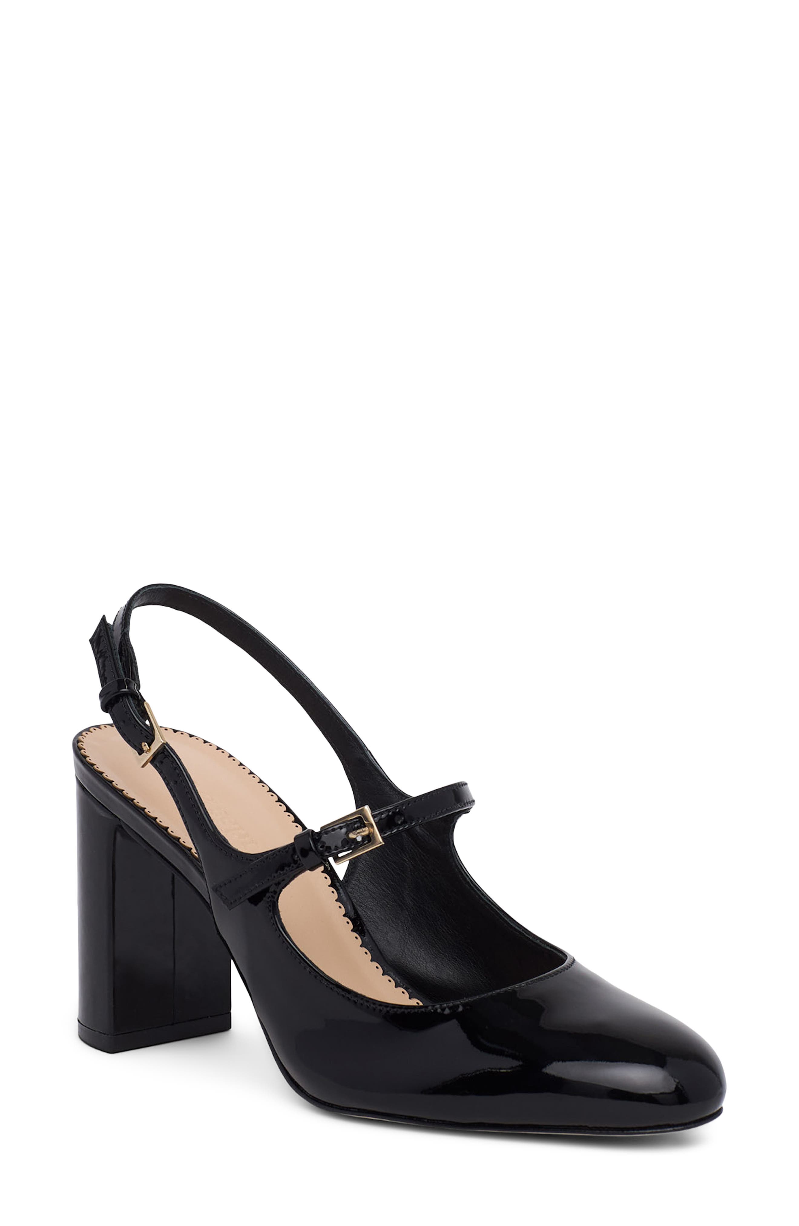 Cinq à Sept Lola Mary Jane Slingback Sandal, Main, color, Black