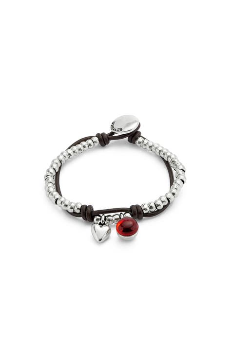 Red Murano Bead Strap