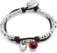 UNODE50 Red Murano Bead Strap