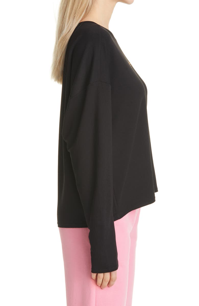 BOSS Elina Active Relaxed Fit Sweatshirt, Alternate, color, 