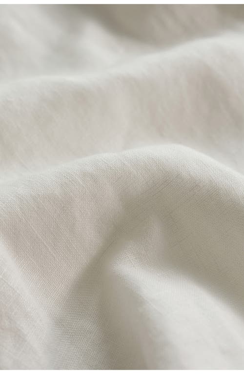 Shop Seasalt Cornwall Hazel Branch Linen Button-up Shirt In Chalk