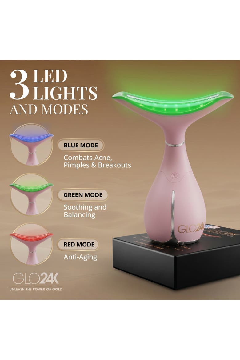 Skin Rejuvenation Beauty Device for Face and Neck ( Limited Edition - Metallic Pink), Alternate, color, NA