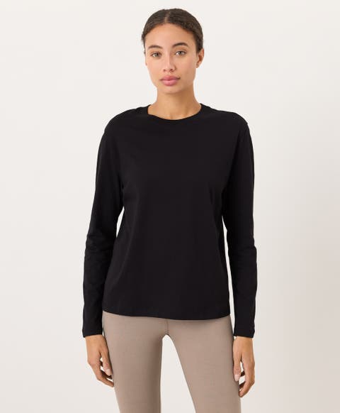 Organic Cotton Women's Softspun Essential Crewneck Long Sleeve Tee