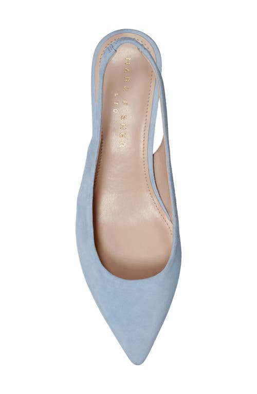 Marc Fisher Ltd Posey Kitten Heel Slingback Pump In Lbl01
