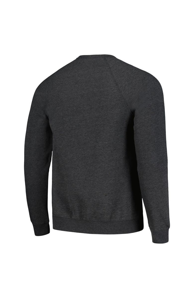 HOMEFIELD Men's Homefield Heather Charcoal Colorado Buffaloes Raglan Pullover Sweatshirt, Alternate, color, Heather Charcoal