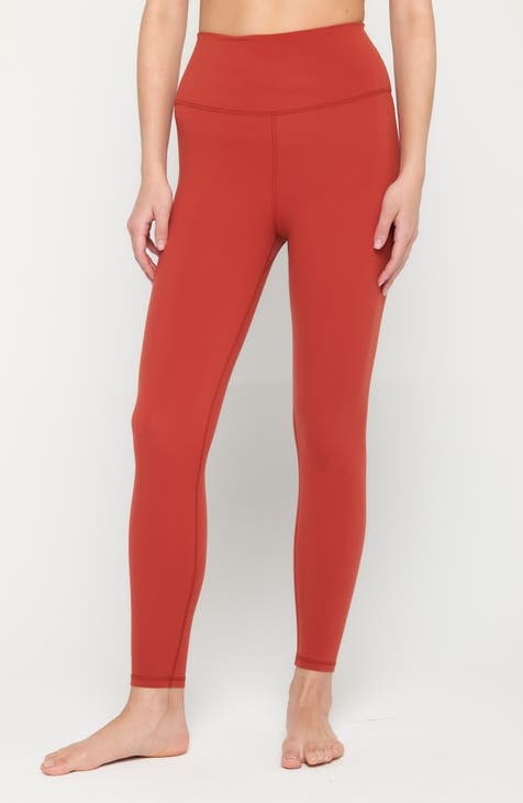 Women s Red Workout Leggings Nordstrom