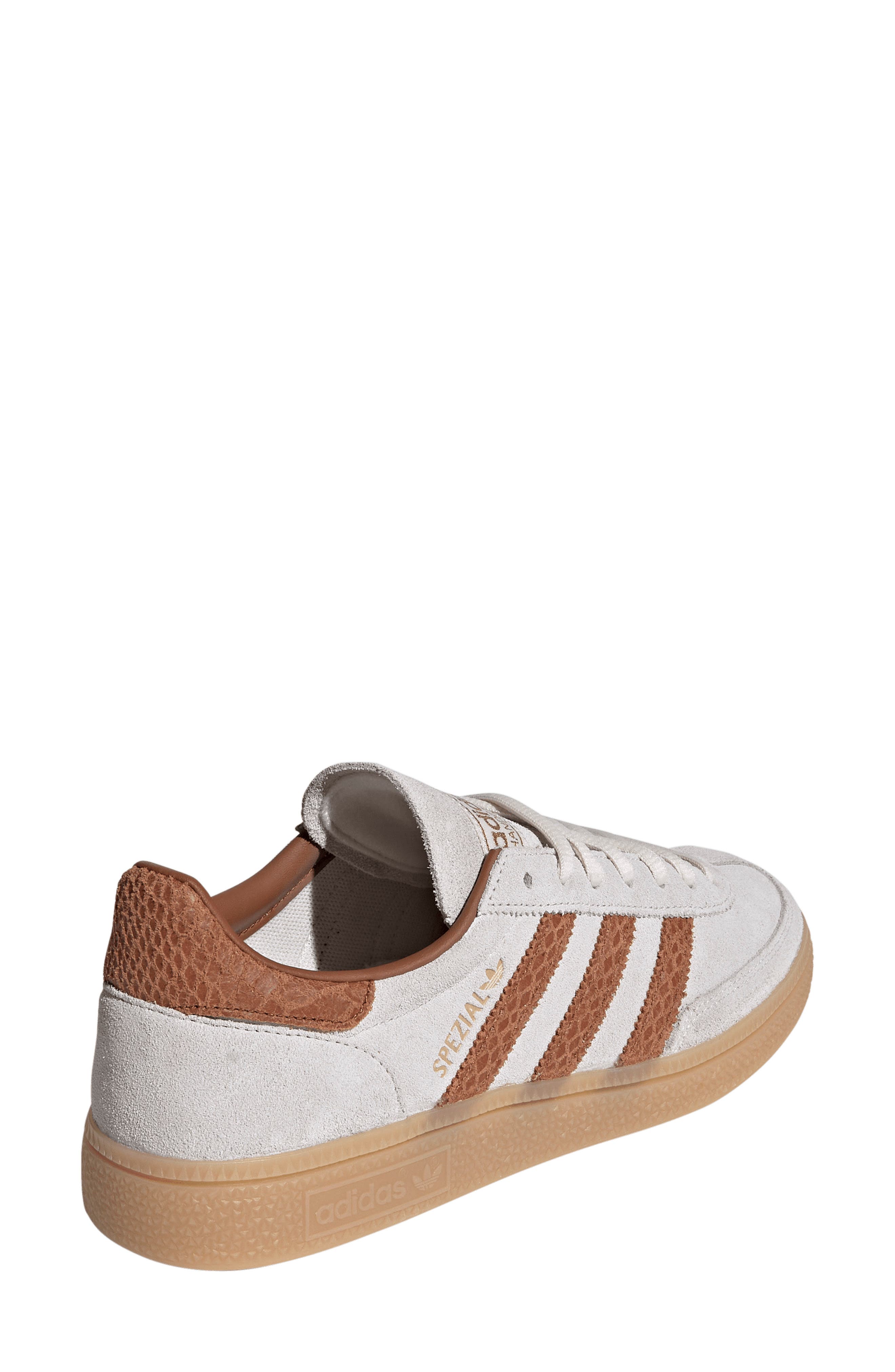 Handball Spezial Sneaker, Alternate, color, OFF WHITE/ DUSKY BRONZE/ GUM 3