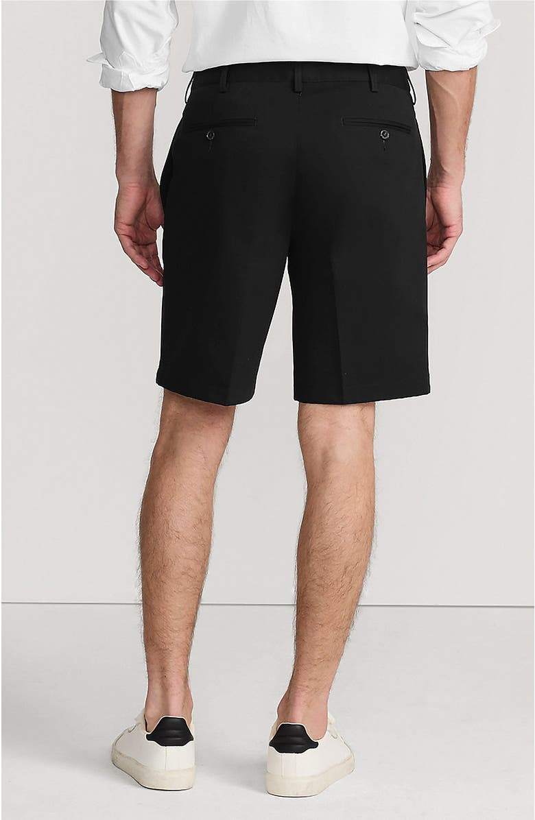 Lands' End Big 9" Traditional Fit No Iron Chino Shorts, Alternate, color, Black