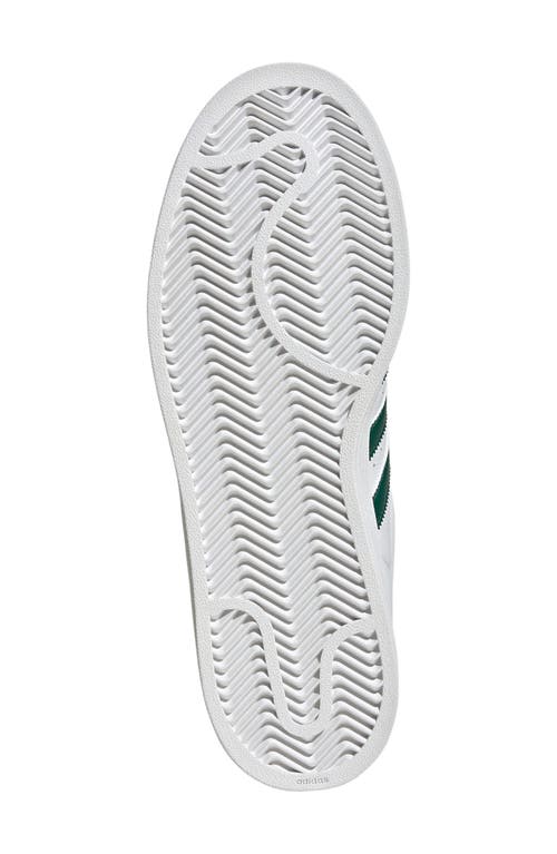 Adidas Originals Adidas Gender Inclusive Superstar Ii Sneaker In White/collegiate Green/black