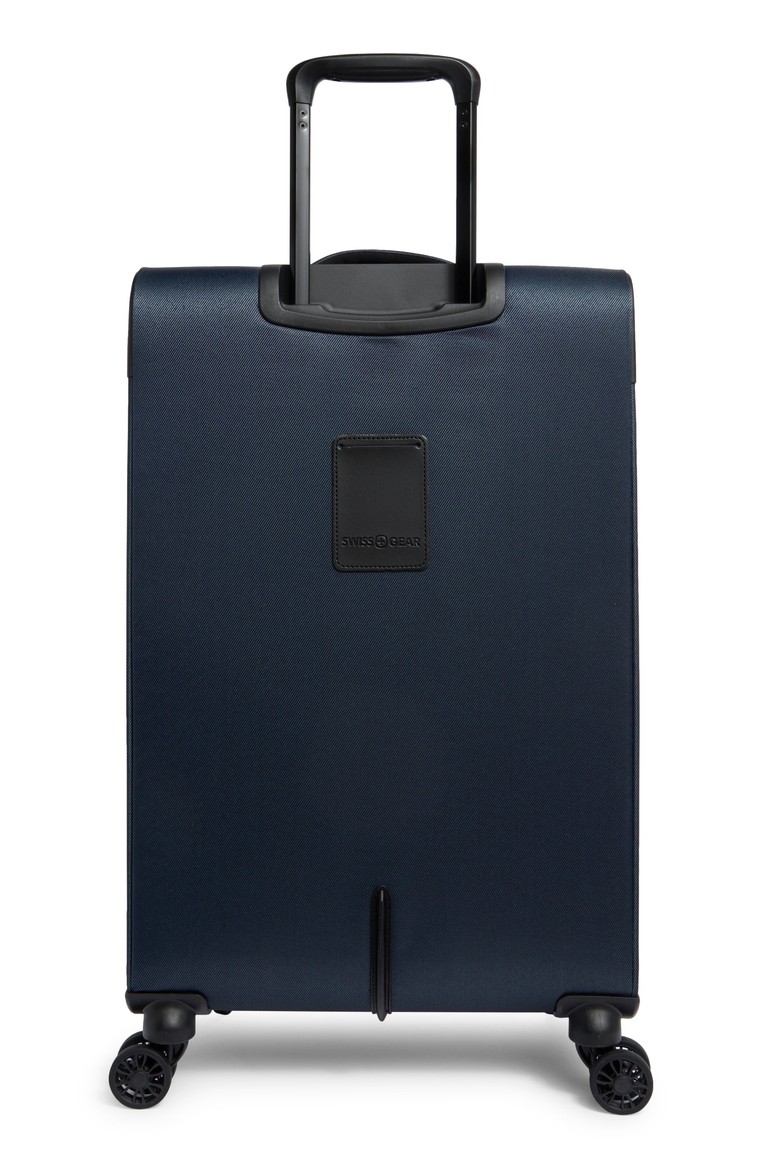 SWISSGEAR 24-Inch Softside Spinner Luggage, Alternate, color, Navy