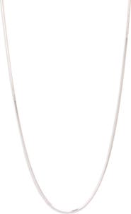 Argento Vivo Sterling Silver Snake Chain Necklace
