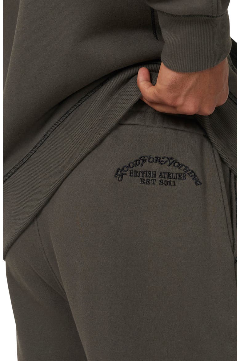 Coverlock Vintage Baggy Jogger, Alternate, color, Gunmetal