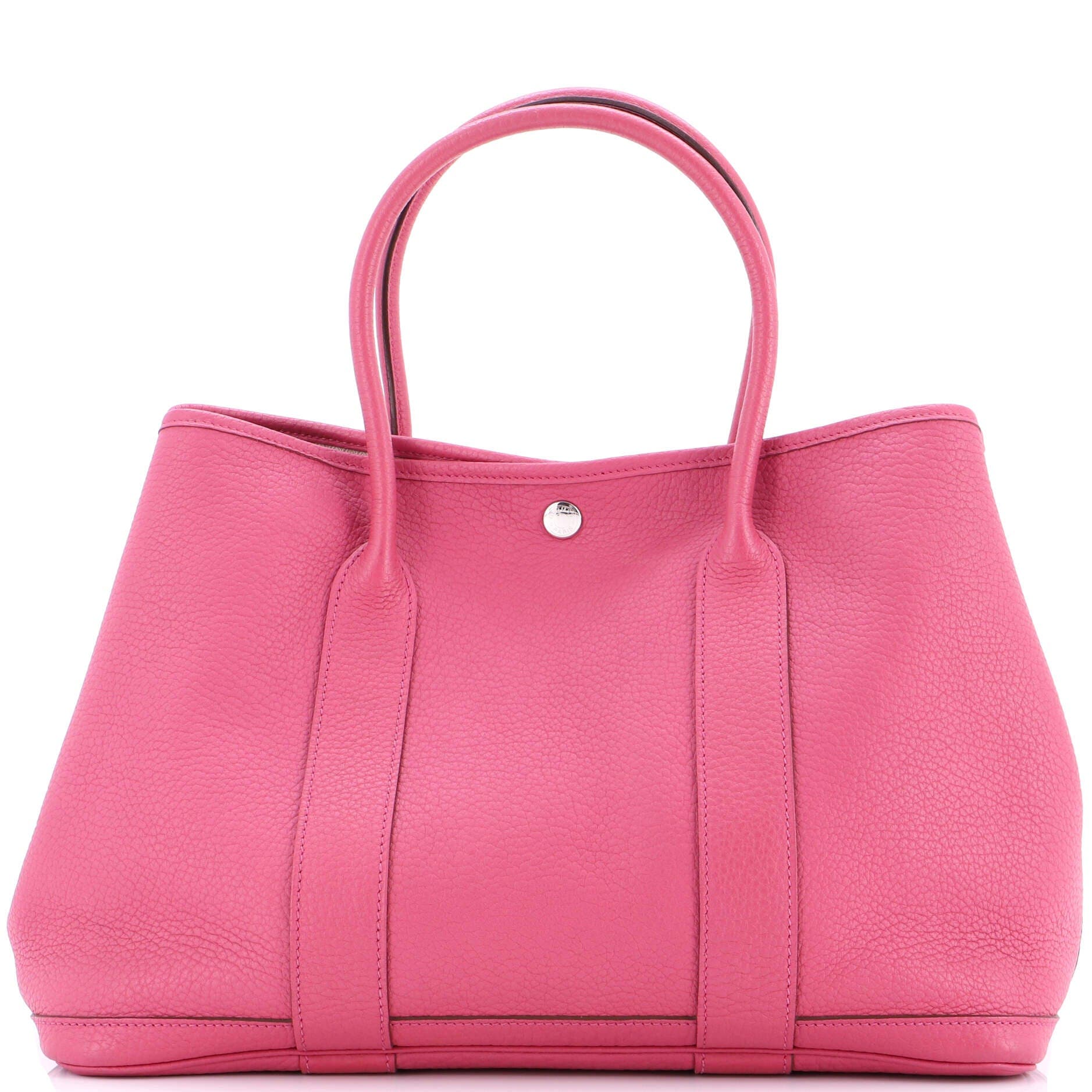 Pre-Owned Hermes Garden Party Tote Leather 36, Main, color, 