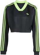 トップス adidas Originals soccer ls crop レディース 【adidas】 アディダス W SOCCER LS CROP ロング
